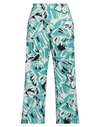 PALM ANGELS PALM ANGELS WOMAN PANTS TURQUOISE SIZE L POLYESTER