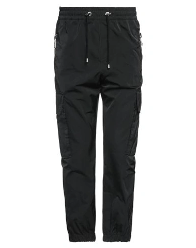 Balmain Man Pants Black Size 32 Polyester