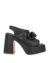 Stella Mccartney Black Alter Mat Skyla Sandals In Black