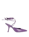 By Far Woman Pumps Purple Size 7 Soft Leather