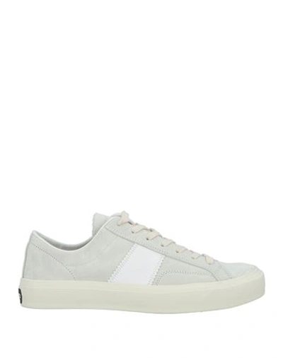 Tom Ford Man Sneakers Off White Size 9 Leather