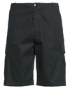 Kenzo Man Shorts & Bermuda Shorts Black Size 34 Cotton
