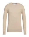 Dolce & Gabbana Man Sweater Beige Size 44 Cotton