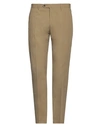 Pt Torino Man Pants Military Green Size 34 Cotton In Beige
