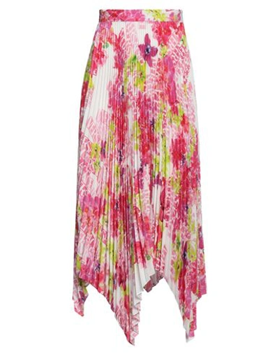 VERSACE VERSACE WOMAN MIDI SKIRT FUCHSIA SIZE 8 POLYESTER