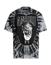 Amiri Man T-shirt Black Size Xl Cotton In Black