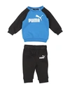 Puma Minicats Ess Raglan Jogger Fl Newborn Baby Set Bright Blue Size 3 Cotton, Polyester, Elastane