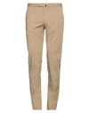 Incotex Man Pants Khaki Size 38 Cotton, Elastane In Beige