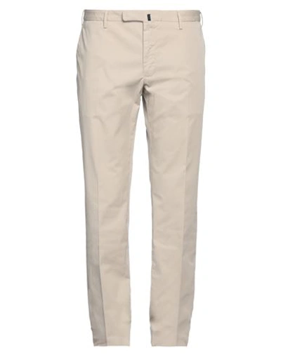 Incotex Man Pants Beige Size 40 Cotton, Elastane