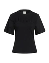 ISABEL MARANT ISABEL MARANT WOMAN T-SHIRT BLACK SIZE S ORGANIC COTTON