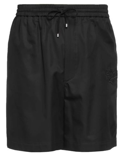 Valentino Garavani Man Shorts & Bermuda Shorts Black Size 32 Cotton, Polyester, Polyamide