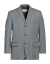 Maison Margiela Man Blazer Grey Size 40 Virgin Wool In Grey