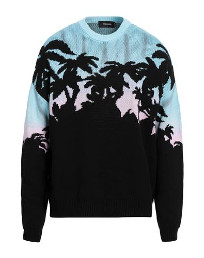 DSQUARED2 DSQUARED2 MAN SWEATER BLACK SIZE L COTTON