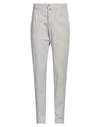 Kiton Man Pants Light Grey Size 30 Lyocell, Elastane