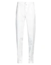 Kiton Man Pants White Size 30 Lyocell, Elastane