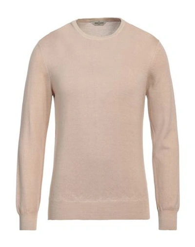 Gran Sasso Man Sweater Beige Size 46 Virgin Wool In Beige