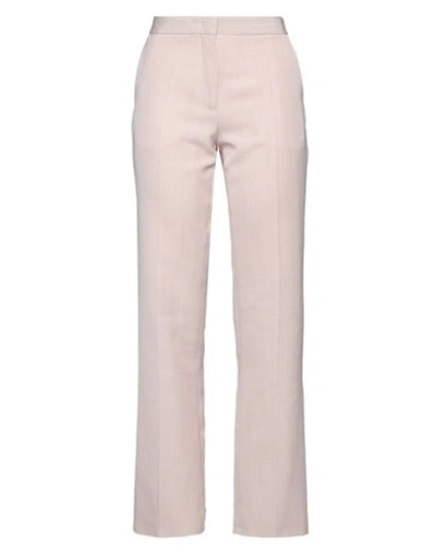 Jil Sander Trousers Pink In Beige
