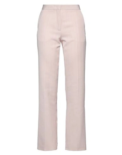 JIL SANDER JIL SANDER WOMAN PANTS PINK SIZE 8 VISCOSE, SILK