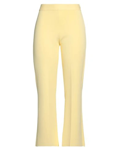 Jil Sander Woman Pants Yellow Size 8 Viscose, Polyamide, Polyester, Elastane