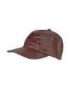 Etro Embroidered Paisley-print Coated Cotton-blend Canvas Baseball Cap In Red