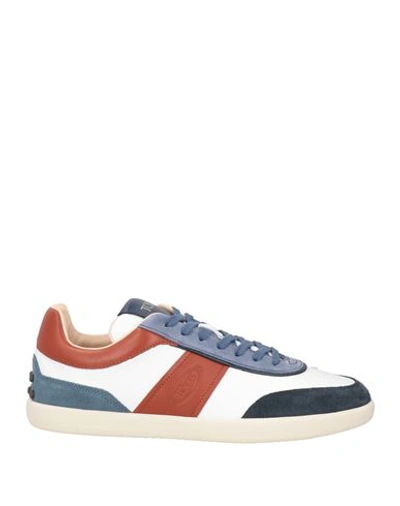 Tod's Tabs Color-block Suede And Leather Sneakers In Tan