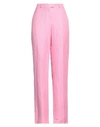 Etro Woman Pants Pink Size 8 Linen, Silk