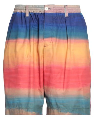 Marni Man Shorts & Bermuda Shorts Orange Size 36 Cotton