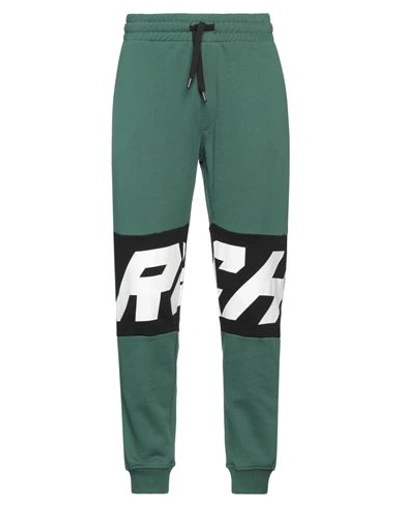 John Richmond Man Pants Green Size Xl Polyester, Cotton