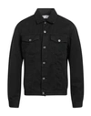 Off-white Off White Canvas Jacket With Logo Embroidery In Black