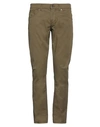 Dondup Man Pants Brown Size 35 Cotton, Elastane