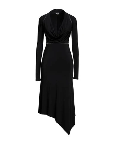 Tom Ford Woman Midi Dress Black Size 2 Viscose, Elastane, Cotton
