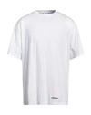 Off-white Man T-shirt White Size M Cotton, Polyester