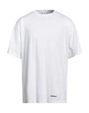 Off-white Man T-shirt White Size S Cotton In White