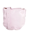 Jil Sander Woman Cross-body Bag Light Pink Size - Soft Leather