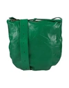 Jil Sander Woman Cross-body Bag Emerald Green Size - Soft Leather