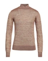 Dolce & Gabbana Beige Cashmere Turtleneck Pullover Sweater In Beige