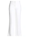 CHLOÉ CHLOÉ WOMAN PANTS IVORY SIZE 4 LINEN, COTTON