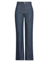 Victoria Beckham Woman Denim Pants Blue Size 30 Cotton In Blue