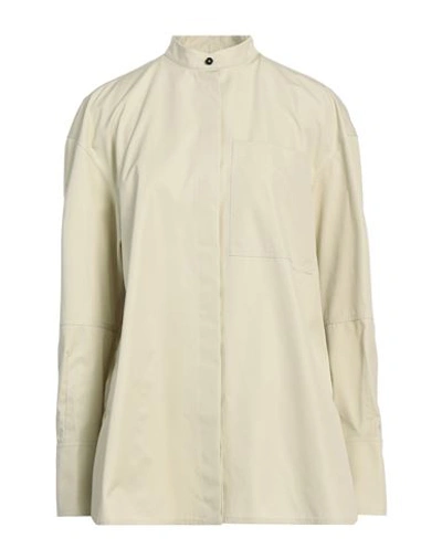 Jil Sander Woman Shirt Sage Green Size 2 Cotton