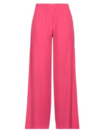 Mariuccia Woman Pants Fuchsia Size S Polyester In Pink