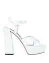 Sergio Rossi Sr Alicia 90mm Platform Sandals In White