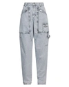 Isabel Marant Woman Jeans Blue Size 4 Cotton, Hemp In Blue