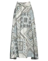 ETRO ETRO WOMAN MAXI SKIRT WHITE SIZE 12 COTTON