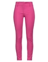 Patrizia Pepe Woman Pants Mauve Size 6 Cotton, Polyamide, Elastane In Purple