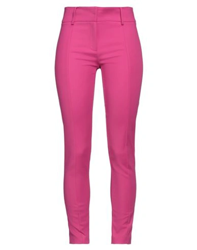 Patrizia Pepe Woman Pants Mauve Size 6 Cotton, Polyamide, Elastane In Purple