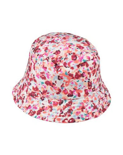Isabel Marant Woman Hat Brick Red Size 7 Recycled Polyamide In White