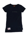 Sundek Toddler Girl T-shirt Navy Blue Size 6 Cotton In Navy Blue