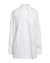 Stella Mccartney Crochet-patch Long-sleeve Shirt In White
