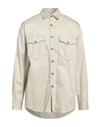 Isabel Marant Beige Ritchie Overshirt In Beige