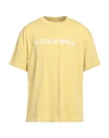 A-cold-wall* Man T-shirt Pastel Yellow Size L Cotton